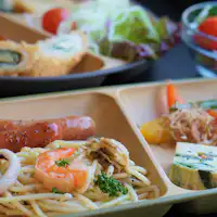 บุฟเฟ่ต์อาหารเช้าที่โนเบโอกะ