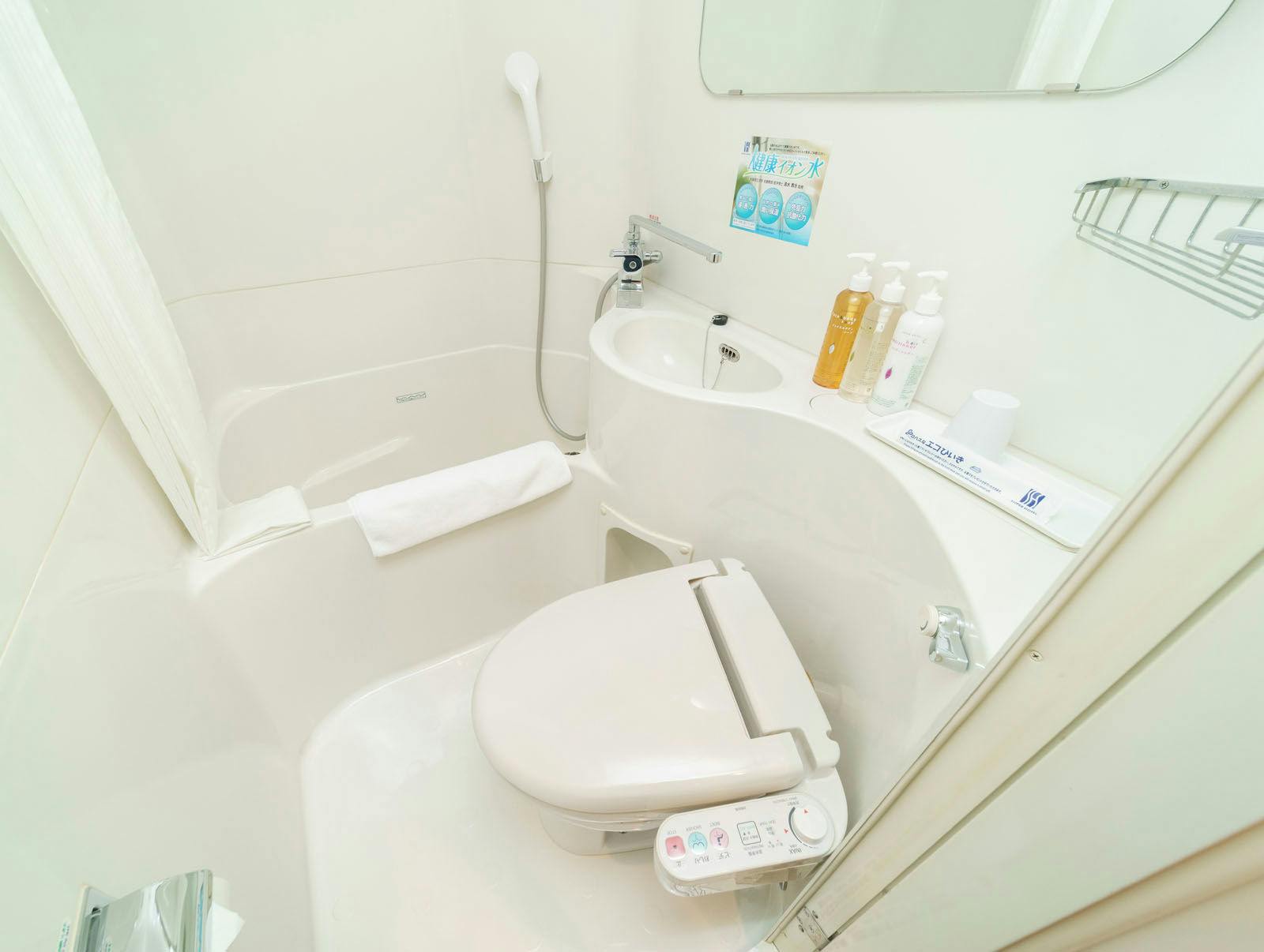 ห้องพักทุกห้องมีห้องน้ำในตัว