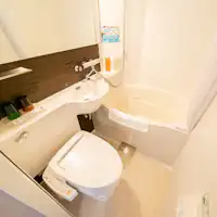 ห้องพักทุกห้องมีห้องน้ำในตัว