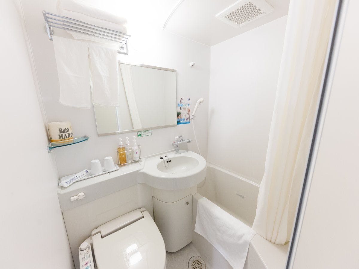 Semua kamar dilengkapi dengan unit kamar mandi.