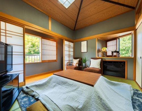 【洋館】6号室・和室／布団×4