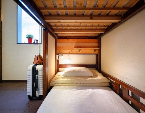 相部屋のベッド