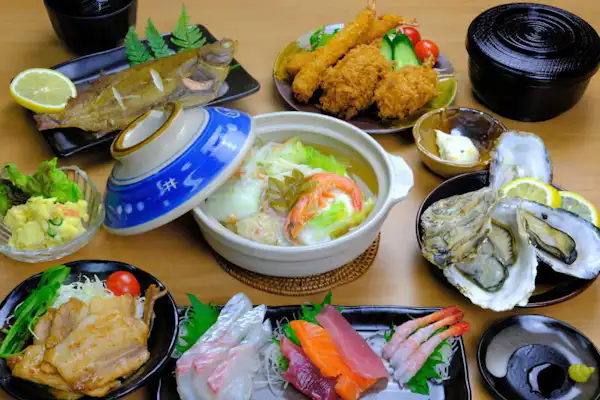 관광 저녁 식사 예시