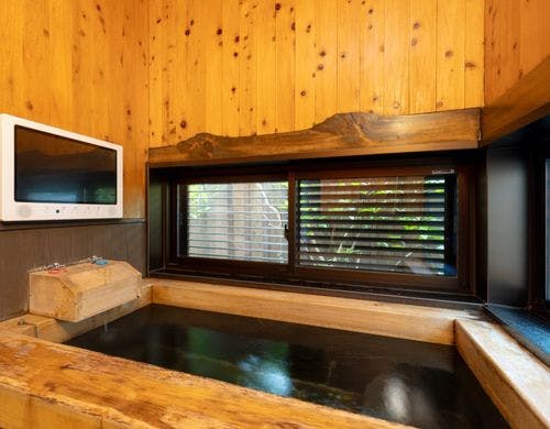 内風呂付き客室　洗面所