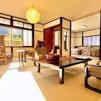【ห้องพักชั้น 2 ห้องจูไมยามะ (25 เสื่อทาทามิ)】ภาพรวมทั้งห้องพัก