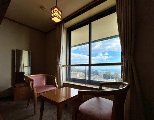 【客室】オーシャンビューの和室10畳