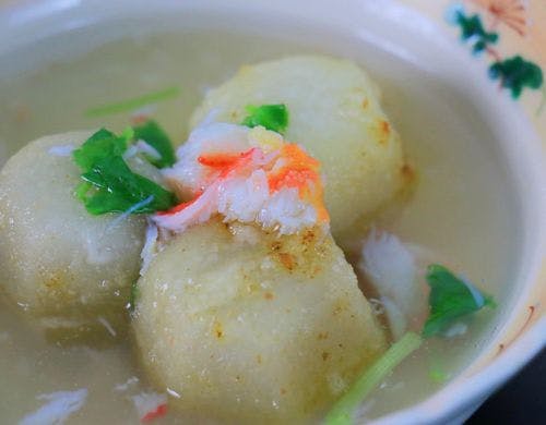 【贅沢コース一例】こいものかにあんかけ