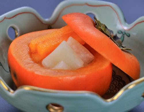 【贅沢コース一例】柿のなます