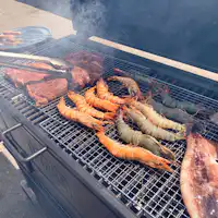 Pemandangan memanggang BBQ 1