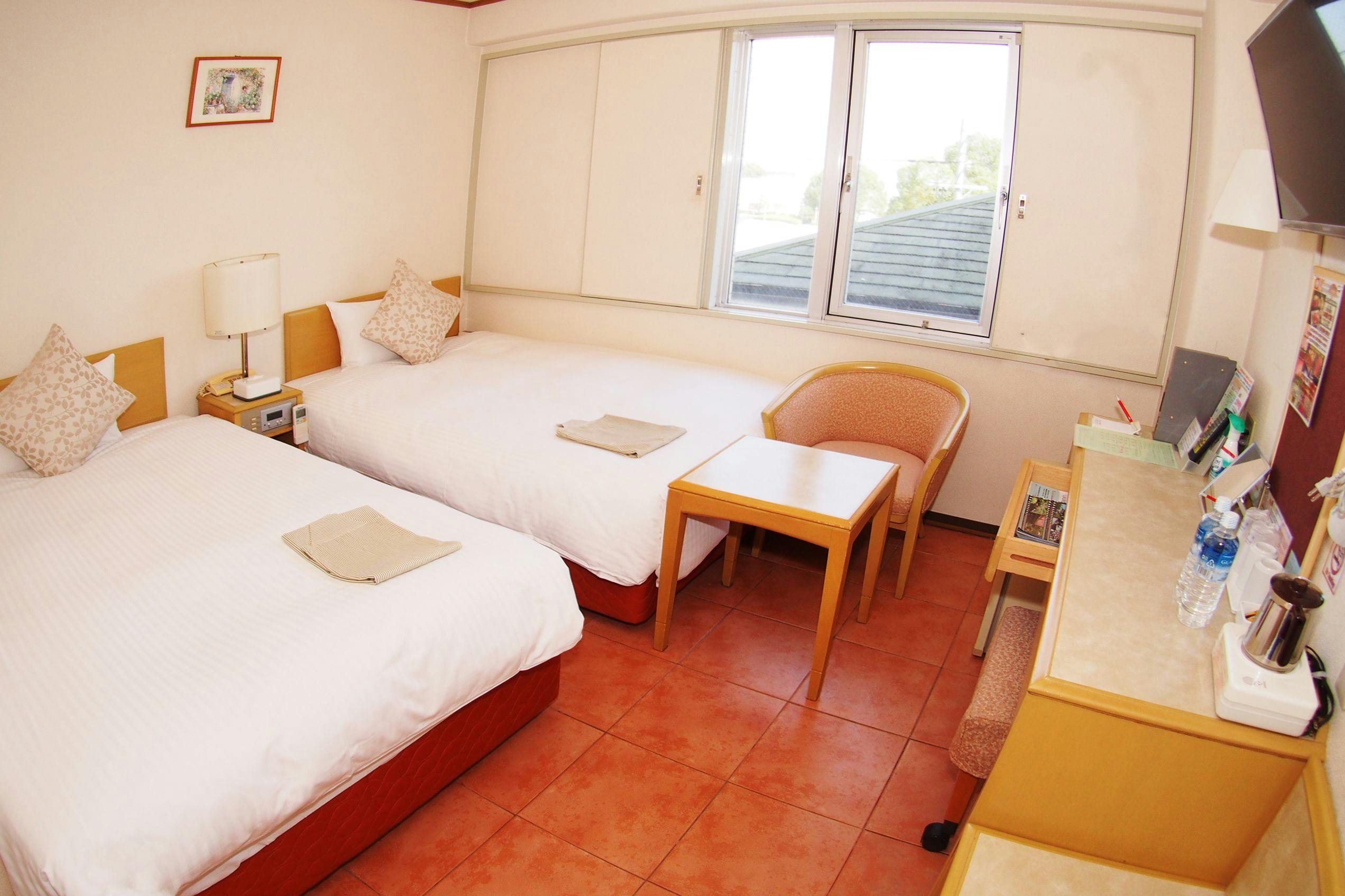 ห้องพักเตียงคู่ 【ปลอดบุหรี่】