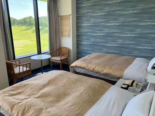 *ห้องพักเตียงคู่ (ตัวอย่าง)