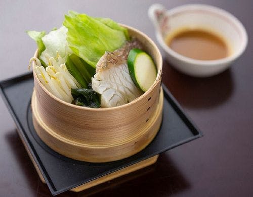 【朝食】せいろ蒸し（一例）