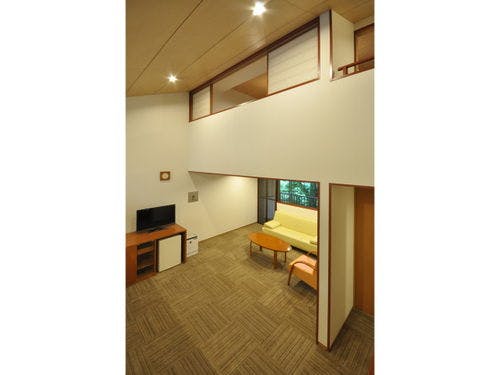 緑に囲まれたコテージ。家族団欒に最適！