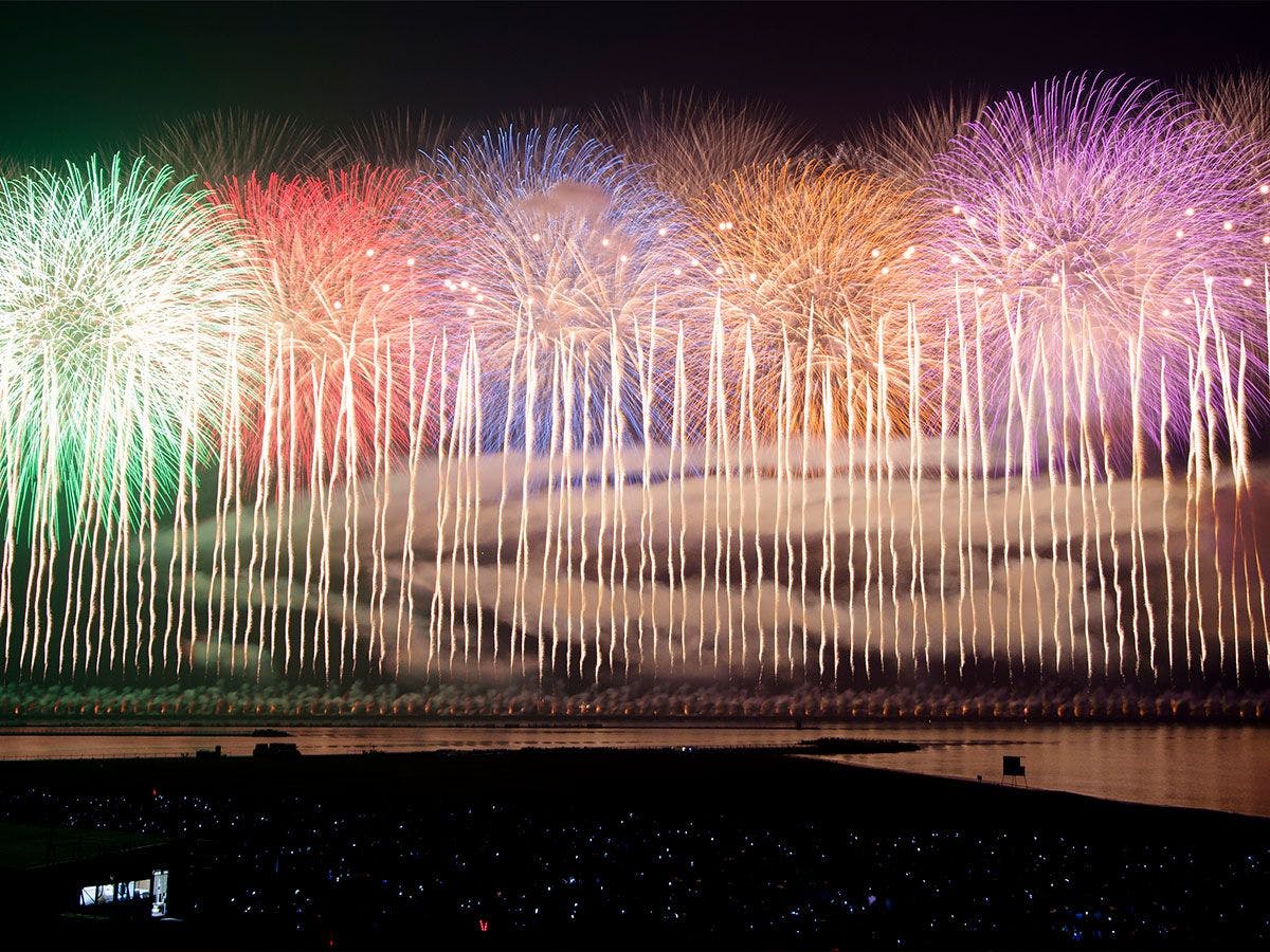 기온 카시와자키 불꽃놀이 축제