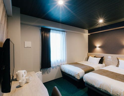 禁煙タイプのツインルームとなります。