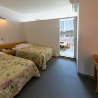 【ห้ามสูบบุหรี่】ห้องสไตล์ญี่ปุ่นและตะวันตก 'ห้องญี่ปุ่น 6 เสื่อ + ห้องตะวันตก 6 เสื่อ'