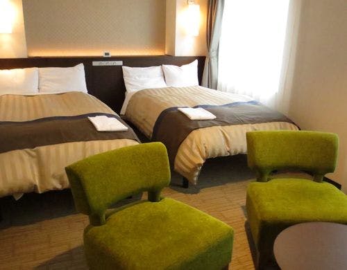 ツインルームＢ　３名様迄ご利用可能。