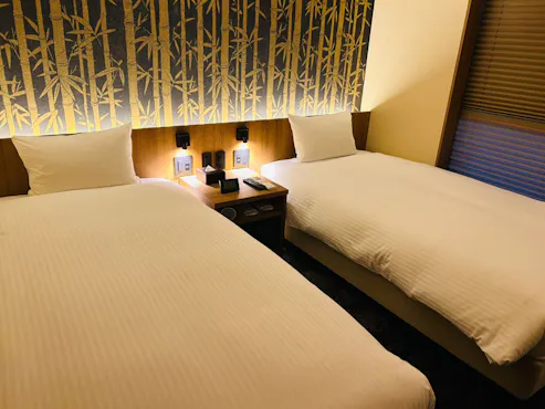 ห้องพักแบบเตียงคู่ราคาประหยัด