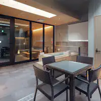 디럭스 스위트룸의 테라스 좌석