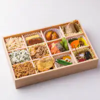 교토 요리를 기반으로 한 일본 재료 도시락