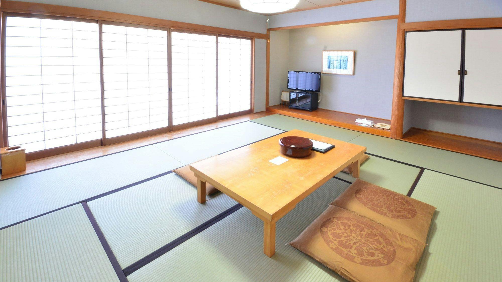 【ห้องพักสไตล์ญี่ปุ่น】ห้องพักกว้างขวางขนาด 10 เสื่อทาทามิ