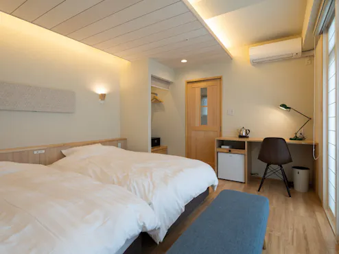 Kamar Twin di Akomodasi Shorin-tei