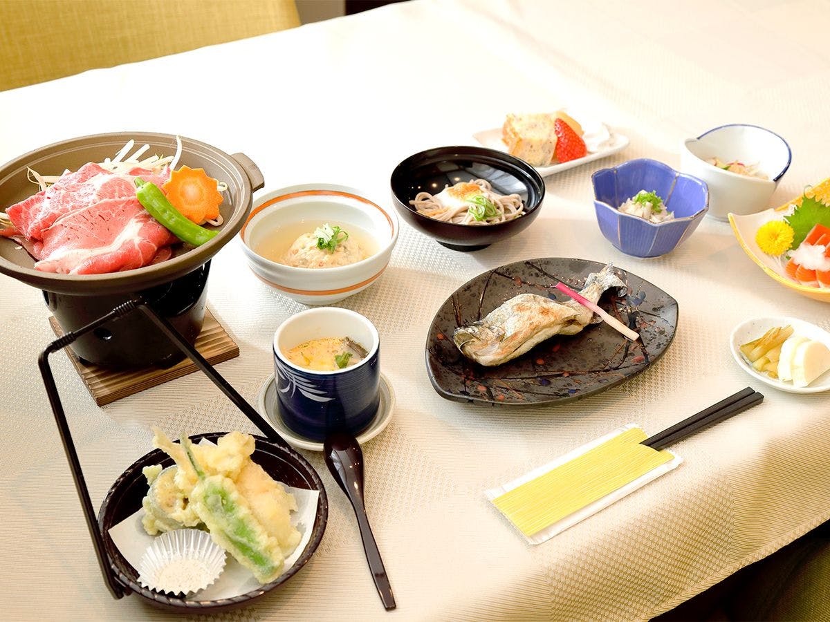 ・ตัวอย่างอาหารไคเซกิแบบญี่ปุ่น