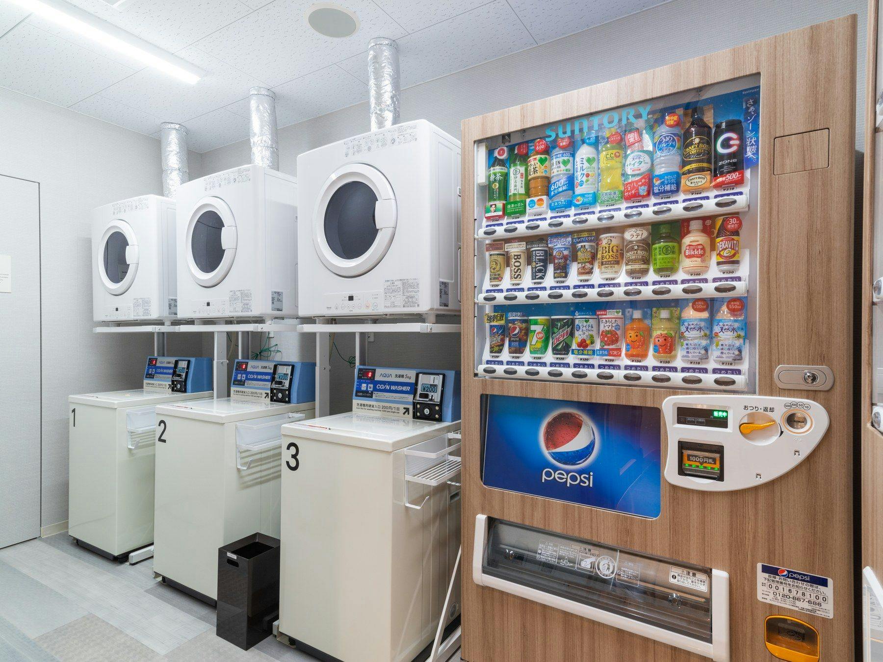 세제가 무료로 제공되어 장기 숙소에서도 안심♪