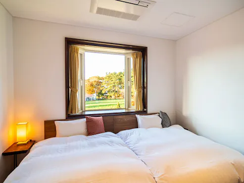 【ห้องพักแบบเตียงคู่มาตรฐาน】