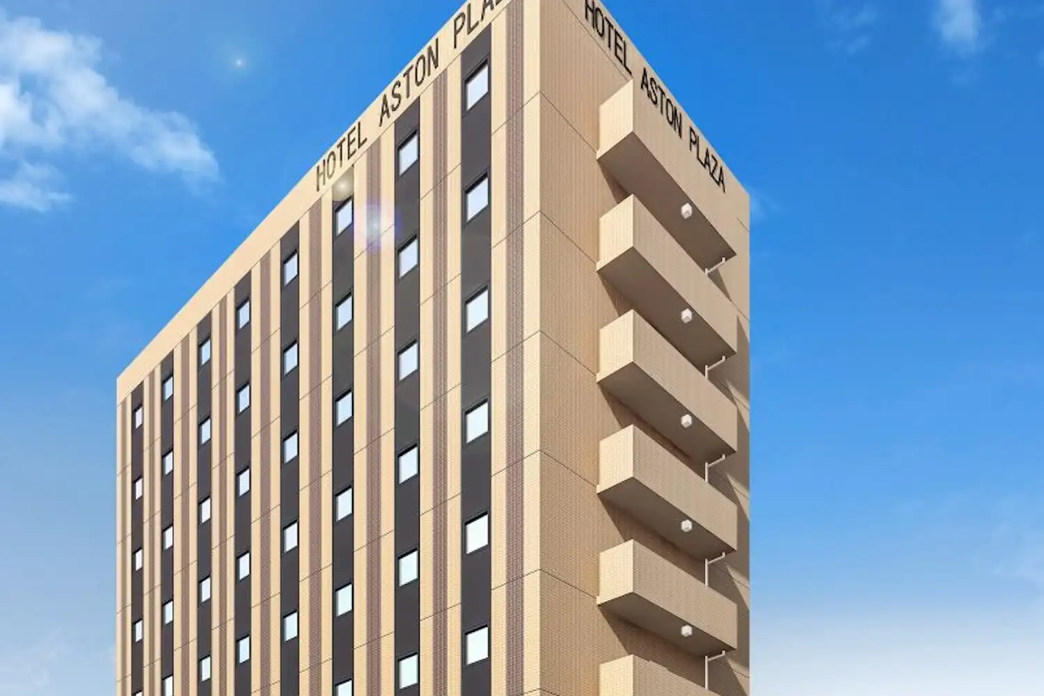 โรงแรมแอสตันพลาซ่า ฮิโรชิมา หน้าสถานีไคไทอิชิ