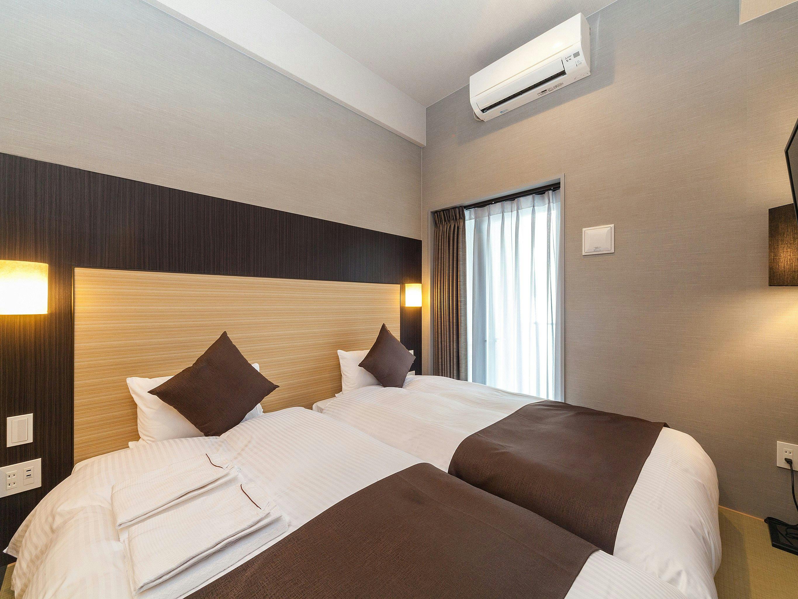 <ห้องพักแบบญี่ปุ่นสมัยใหม่เตียงคู่>