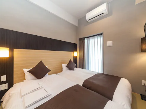 <ห้องพักแบบญี่ปุ่นสมัยใหม่เตียงคู่>