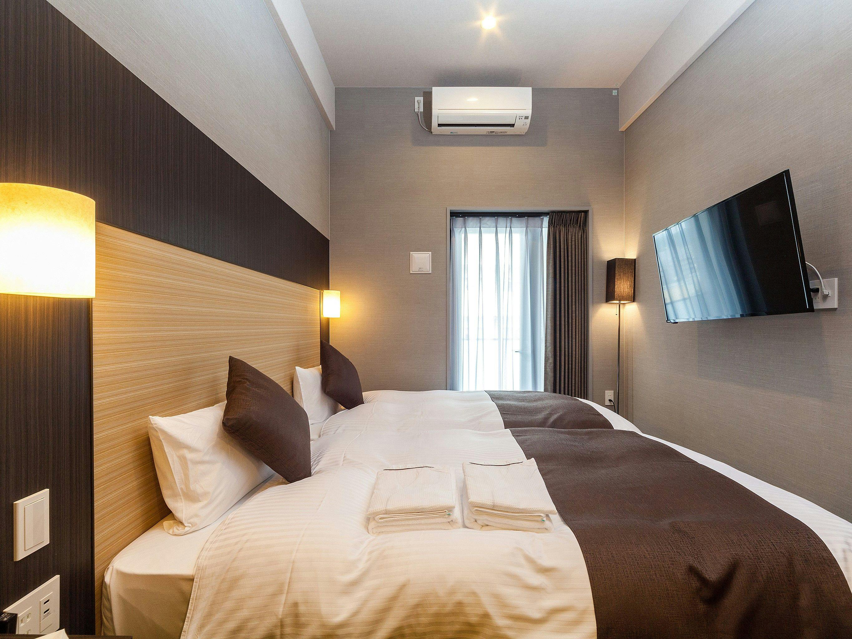 <ห้องพักแบบญี่ปุ่นสมัยใหม่เตียงคู่>