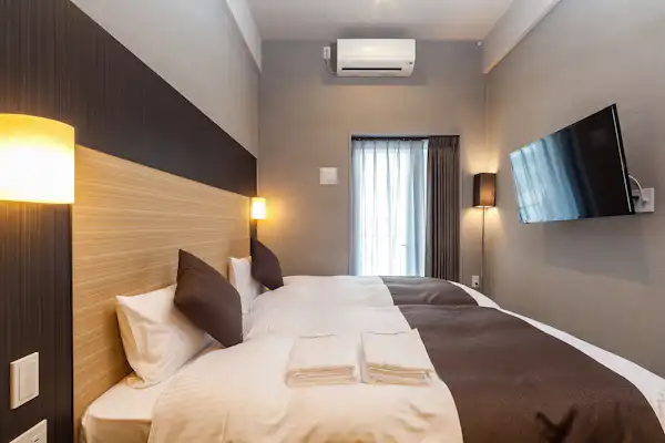 <ห้องพักแบบญี่ปุ่นสมัยใหม่เตียงคู่>