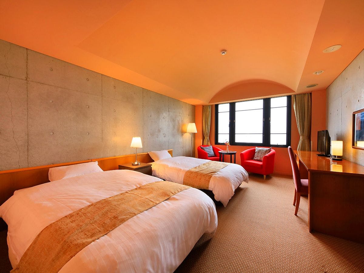 【ห้องพักแบบเตียงคู่มาตรฐาน】