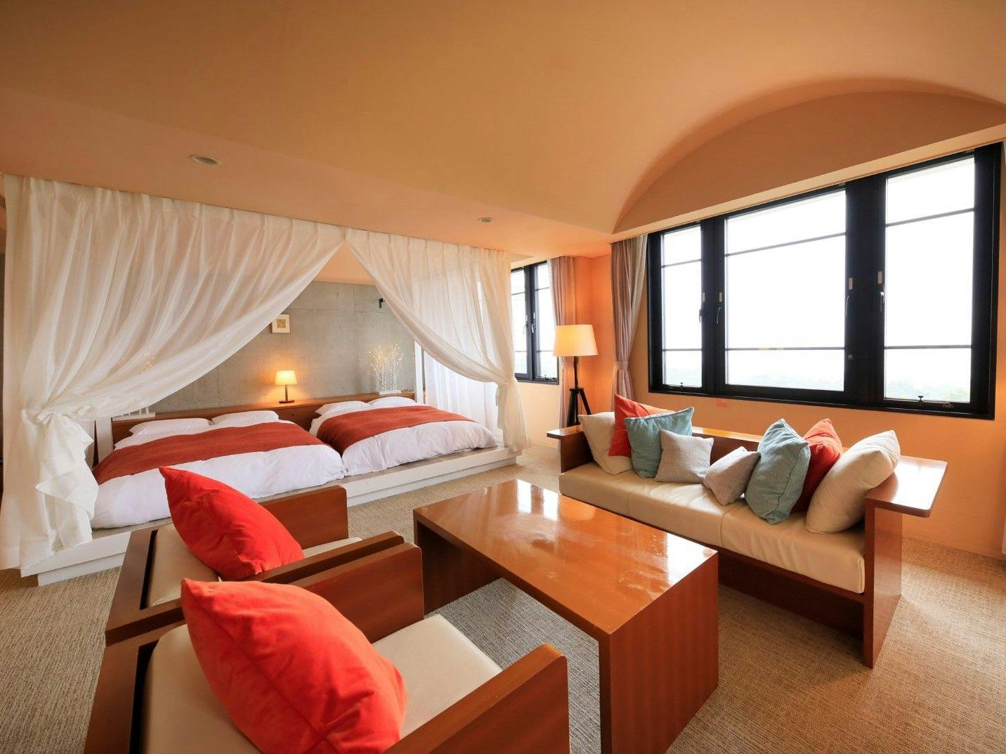 【ห้องดีลักซ์วิวทะเลชั้นบนสุด】