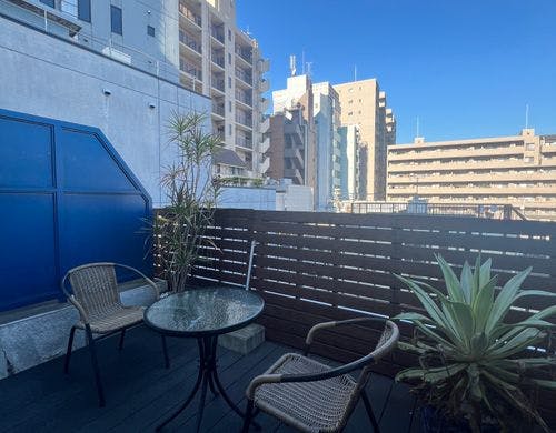 プライベートダブルルームテラス