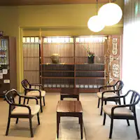 Lobi penginapan gaya Jepun Matsumoto