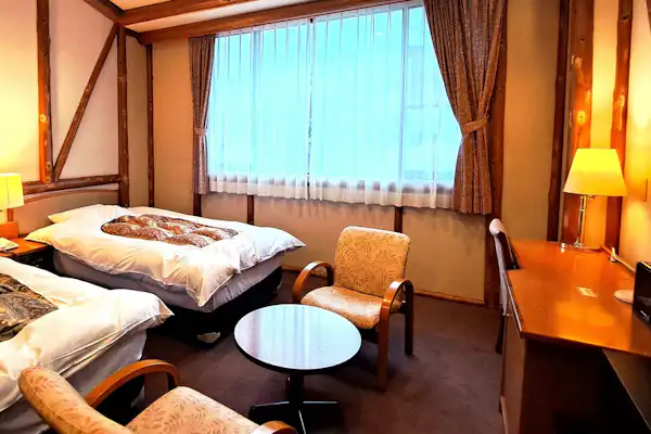 Kamar Twin Gaya Barat (Bebas Rokok)