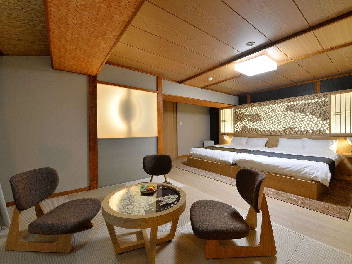 ห้องพักสไตล์ญี่ปุ่น-ตะวันตกแบบโมเดิร์น