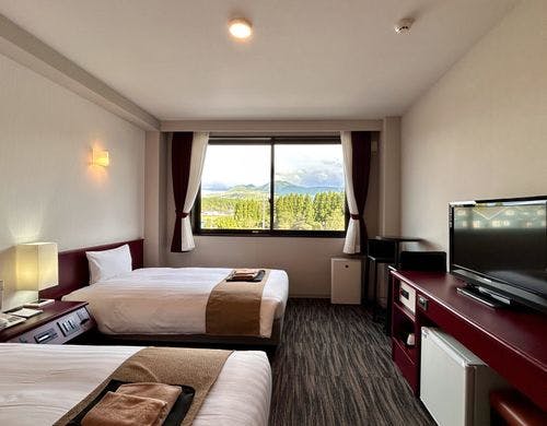 スタンダードツイン【阿蘇山眺望】
