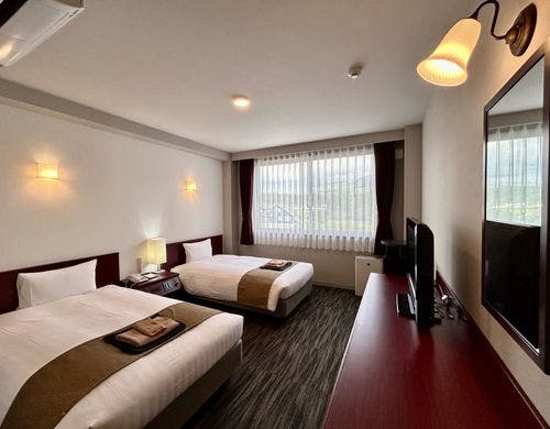 スタンダードツイン【阿蘇山眺望】