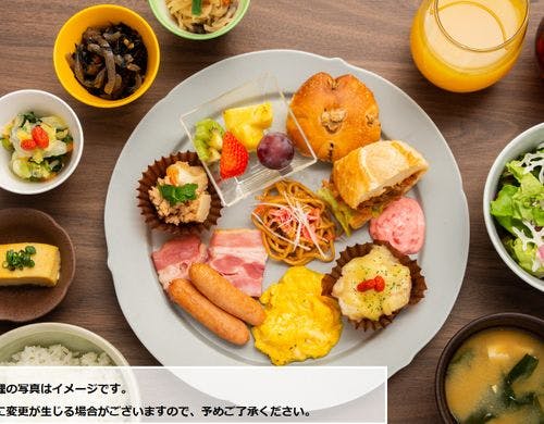 朝食の写真は提供イメージとなります。