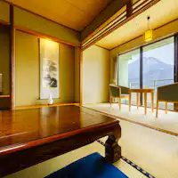 Bilik Gaya Jepun (Dilarang Merokok) Menghadap Gunung Yufu, 10 Tatami + Ruang Santai