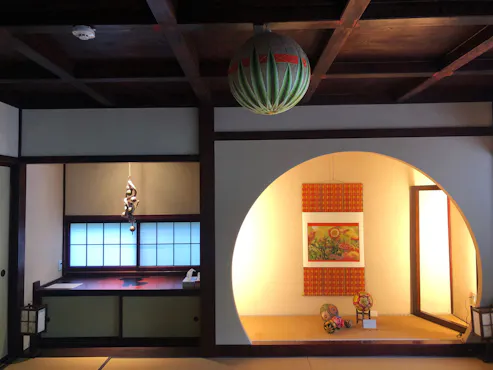 ห้องพักพร้อมโคมไฟระย้า Matsumoto Temari