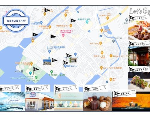 福良周辺観光MAP