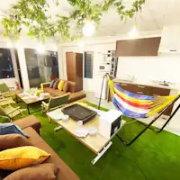 ห้องพักสไตล์แกลมปิ้ง