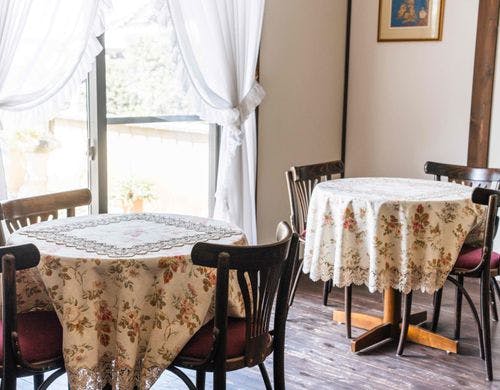 朝食のレストラン