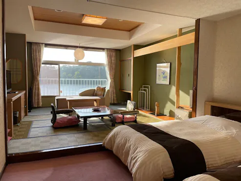 ห้องพักสไตล์ญี่ปุ่นและตะวันตกในอาคารฝั่งใต้