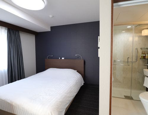 バスタブなしのシャワー室付きダブルルーム